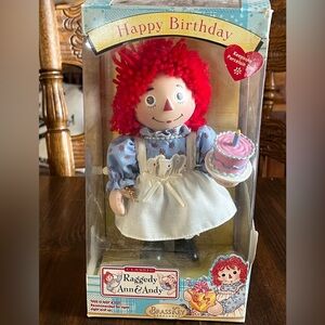 Happy Birthday Raggedy Ann doll